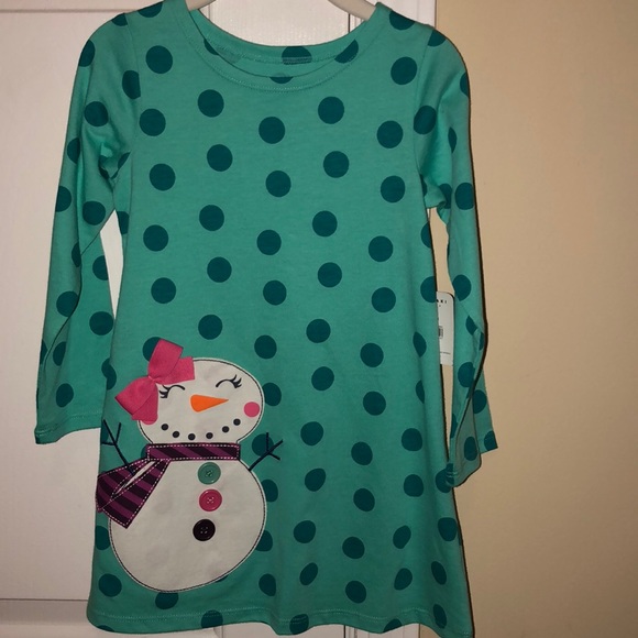 Other - Toddler long sleeve snowman dress